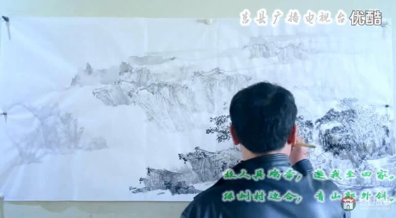 日照莒縣畫家高貴國:在畫子里栽樹！
