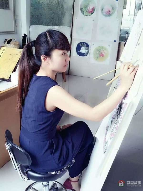 莒國文化源遠流長，山東莒縣美女畫家李修英工筆畫選